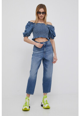 Tommy Jeans Дънки дамски с висока талия - Pepit.bg