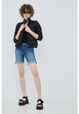 Tommy Jeans Дънкови къси панталони Bf0231 с изчистен дизайн с висока талия - Pepit.bg