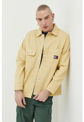 Tommy Jeans Дънково яке в жълто с преходна изолация - Pepit.bg