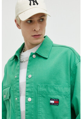 Tommy Jeans Дънково яке в зелено с преходна изолация - Pepit.bg