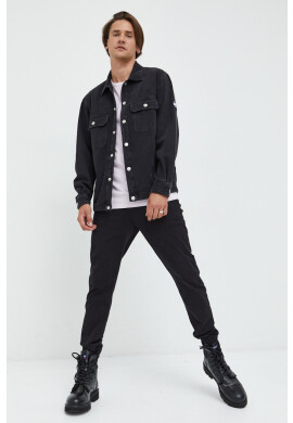 Tommy Jeans Дънково яке в черно с преходна изолация - Pepit.bg