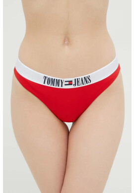 Tommy Jeans Долнище на бански в червено - Pepit.bg