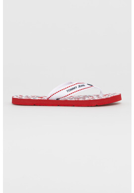 Tommy Jeans Джапанки дамски в бяло с равна подметка - Pepit.bg