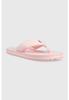 Tommy Jeans Джапанки FLAG EVA BEACH SANDAL в розово с равна подметка EN0EN02111 - Pepit.bg