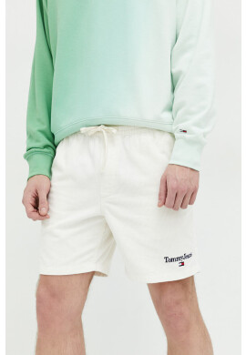 Tommy Jeans Джинсов къс панталон в бяло - Pepit.bg