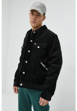 Tommy Jeans Джинсово яке в черно със зимна изолация - Pepit.bg
