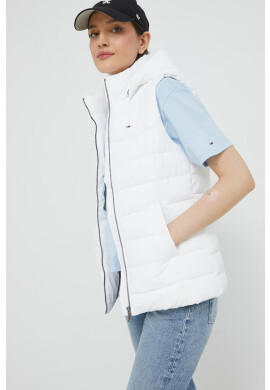 Tommy Jeans Елек дамски в бяло със зимна изолация - Pepit.bg