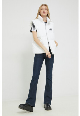 Tommy Jeans Елек дамски в бяло със зимна изолация - Pepit.bg