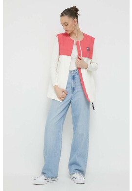 Tommy Jeans Елек дамски в розово с преходна изолация - Pepit.bg