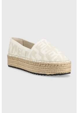 Tommy Jeans Еспадрили LOGOMANIA ESPADRILLE в бежово с платформа EN0EN02079 - Pepit.bg