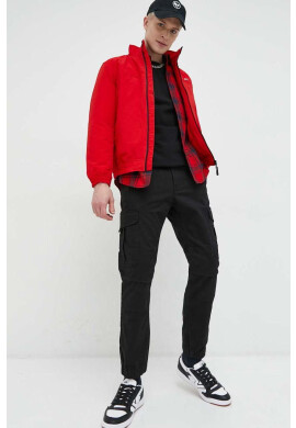 Tommy Jeans Яке в червено с преходна изолация - Pepit.bg