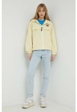 Tommy Jeans Яке в жълто с преходна изолация - Pepit.bg
