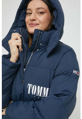 Tommy Jeans Яке в тъмносиньо със зимна изолация с уголемена кройка - Pepit.bg