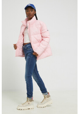 Tommy Jeans Яке в розово със зимна изолация - Pepit.bg