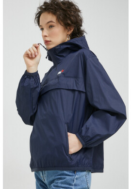 Tommy Jeans Яке в тъмносиньо с преходна изолация с уголемена кройка - Pepit.bg