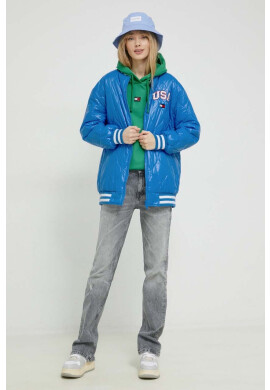 Tommy Jeans Яке бомбър в синьо с преходна изолация - Pepit.bg