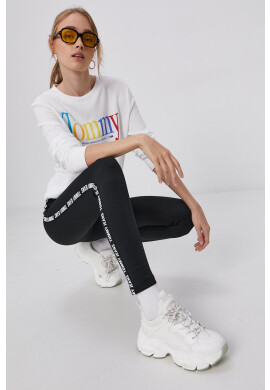 Tommy Jeans Клин дамски в черно с принт - Pepit.bg
