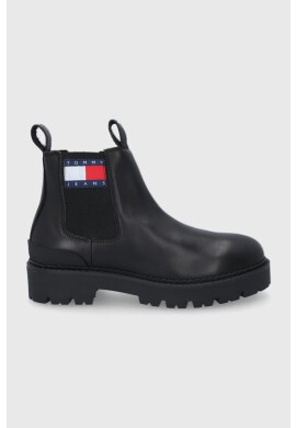Tommy Jeans Кожени боти челси - Pepit.bg