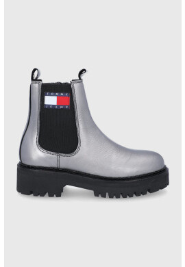 Tommy Jeans Кожени боти челси - Pepit.bg