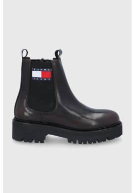 Tommy Jeans Кожени боти челси - Pepit.bg