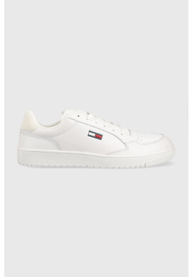 Tommy Jeans Кожени маратонки City Leather Cupsole в бяло - Pepit.bg