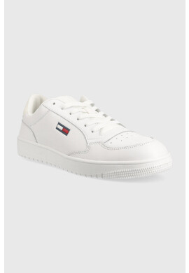 Tommy Jeans Кожени маратонки City Leather Cupsole в бяло - Pepit.bg