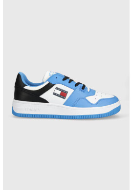 Tommy Jeans Кожени маратонки BASKET LEATHER в синьо EM0EM01162 - Pepit.bg