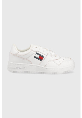 Tommy Jeans Кожени маратонки Etch Basket - Pepit.bg