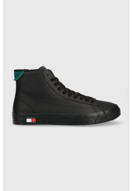 Tommy Jeans Кожени маратонки Mid Leather Vulc - Pepit.bg