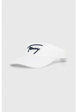 Tommy Jeans Козирка в бяло с апликация - Pepit.bg