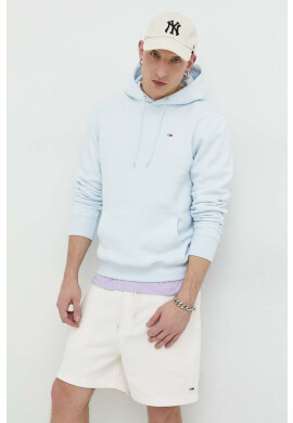 Tommy Jeans Къс панталон в розово с изчистен дизайн с висока талия - Pepit.bg