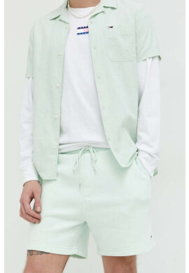 Tommy Jeans Къс панталон в зелено - Pepit.bg