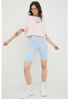 Tommy Jeans Къси панталони с апликация с висока талия - Pepit.bg
