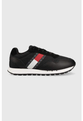 Tommy Jeans Маратонки Retro Leather Tjm Ess в черно - Pepit.bg