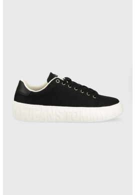 Tommy Jeans Маратонки CANVAS OUTSOLE в черно EM0EM01160 - Pepit.bg