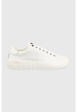 Tommy Jeans Маратонки CANVAS OUTSOLE в бяло EM0EM01160 - Pepit.bg