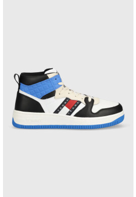 Tommy Jeans Маратонки Mid Cut Basket в черно - Pepit.bg