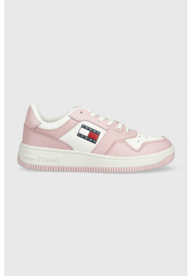 Tommy Jeans Маратонки RETRO BASKET WMN в розово EN0EN02102 - Pepit.bg