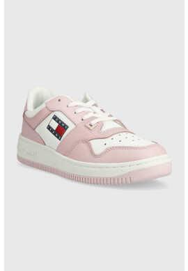 Tommy Jeans Маратонки RETRO BASKET WMN в розово EN0EN02102 - Pepit.bg