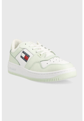Tommy Jeans Маратонки RETRO BASKET WMN в бяло EN0EN02102 - Pepit.bg