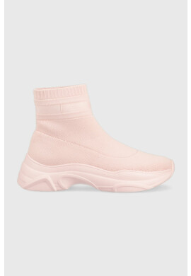 Tommy Jeans Маратонки SOCK BOOT MONOCOLOR в розово - Pepit.bg