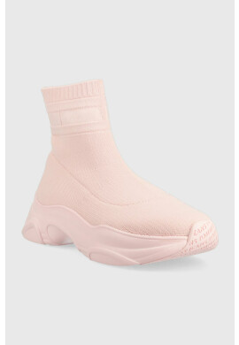 Tommy Jeans Маратонки SOCK BOOT MONOCOLOR в розово - Pepit.bg