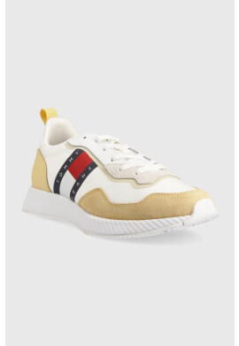 Tommy Jeans Маратонки Track Cleat в бяло - Pepit.bg