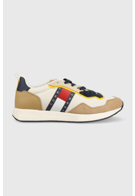 Tommy Jeans Маратонки Track Cleat в бежово - Pepit.bg