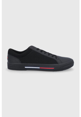 Tommy Jeans Ниски кецове мъжки в черно - Pepit.bg