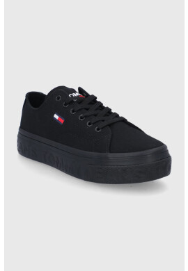 Tommy Jeans Ниски кецове в черно - Pepit.bg