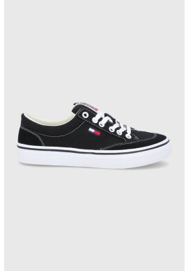 Tommy Jeans Ниски кецове мъжки в черно - Pepit.bg