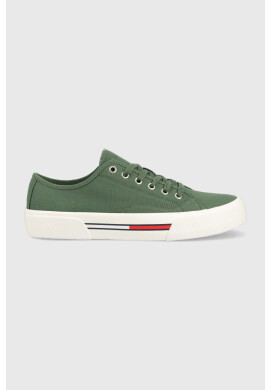 Tommy Jeans Ниски кецове CANVAS SNEAKER в зелено EM0EM01299 - Pepit.bg