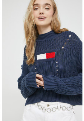 Tommy Jeans Памучен пуловер - Pepit.bg