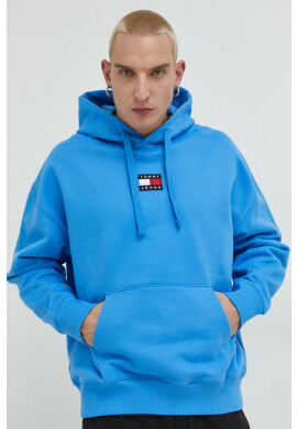 Tommy Jeans Памучен суичър с качулка с апликация - Pepit.bg